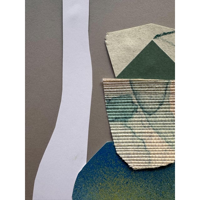 "Pop Music 18" Original Mixed-Media Collage on Paper by Zac Woodiel For Sale - Image 4 of 9