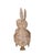 Woven Wicker Rattan Rabbit Decorative Object Perfect for your Spring Decor!