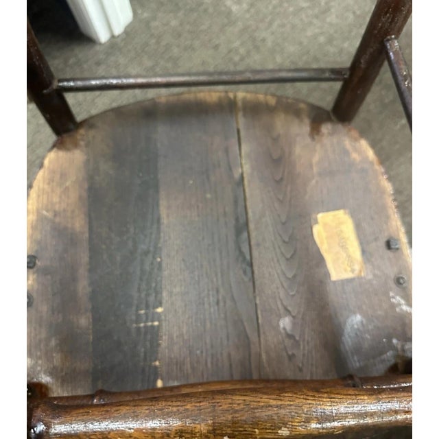 Oxblood Red Antique Set 4 Heywood Brothers & Wakefield Company Dining Chairs For Sale - Image 8 of 11