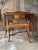 Wood Vintage Wicker Dressing Table with Matching Stool, Set of 2 For Sale - Image 7 of 7