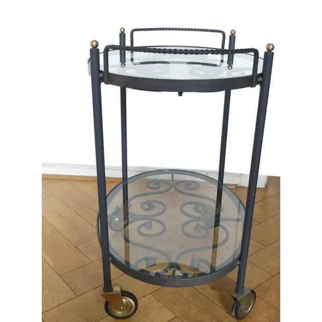 Mid-Century Modern Vintage Italian Serving Cart, 1960s For Sale - Image 3 of 7
