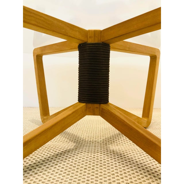 2020s Baker McGuire Organic Modern Eitean Teak Outdoor Cocktail Table For Sale - Image 5 of 7