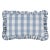 Contemporary Schumacher Camden Cotton Check 22" Lumbar Pillow in Sky For Sale - Image 3 of 3