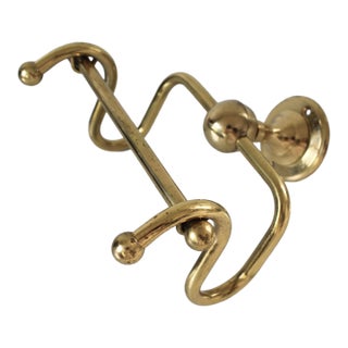 Vintage Brass Toilet Paper Holder For Sale