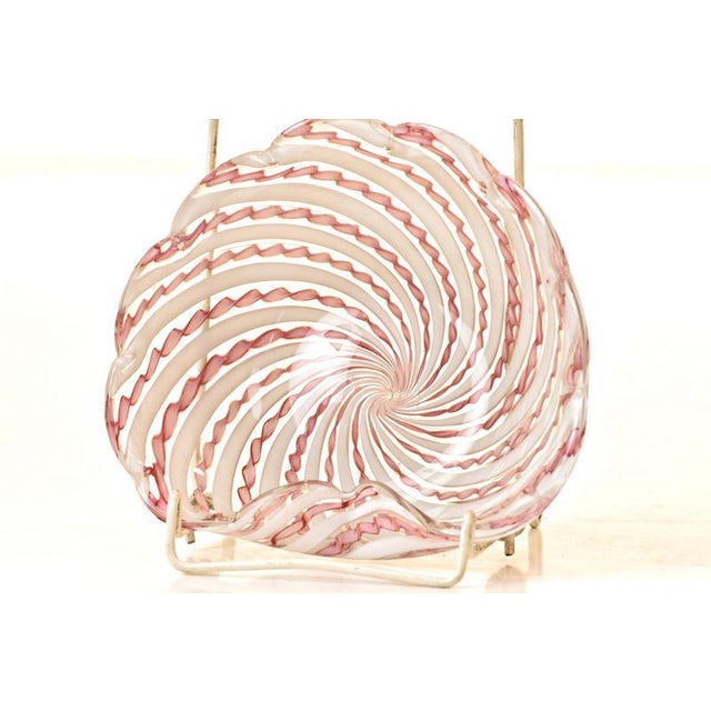 Zanfirico Bowl by Archimede Seguso for Seguso Vetri d'Arte, Italy, 1940s For Sale - Image 9 of 12
