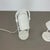 White Metal Table Lights by Rolf Krüger for Heinz Neuhaus Leuchten, 1970s, Set of 2 For Sale - Image 13 of 18