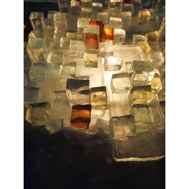 Murano Wall or Ceiling Lamp by Albano Poli for Poliarte Pavo, 1970s For Sale - Image 10 of 16
