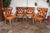 Stunning set of four Mid-Century tufted library side chairs by Century Furniture, a brand celebrated for its exceptional...