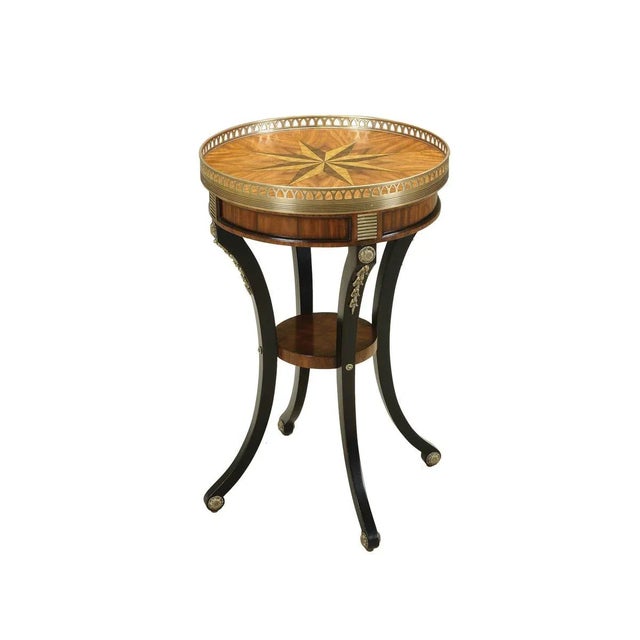 Traditional Maitland-Smith Compass Occasional Table For Sale - Image 3 of 3