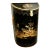 Rare Vintage Sarreid Ltd. English-Style Tole Chinoiserie Coal Scuttle Reproduction For Sale
