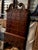 Exquisite 1940's reproduction of Philadelphia mahogany highboy. It has 12 drawers. Cherry finish piece measures 82" x 34"...