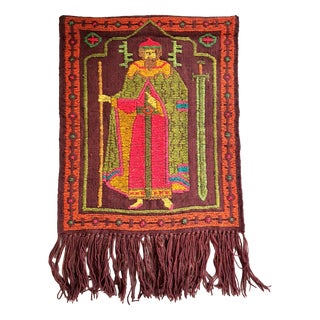 Vintage Polish Wall Tapestry, 1960s-1970s For Sale