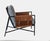 Lee Industries Pair of Lee Industries Leather Campaign Chair For Sale - Image 4 of 6