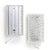 1970s German Structured Glass and Aluminum Wall Light Lamp by Hoffmeister, 1970s, Set of 2 For Sale - Image 5 of 8