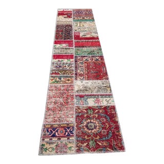 Vintage Oushak Area Runner For Sale