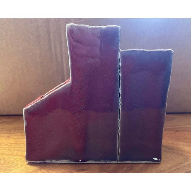 Modern Mid Century Ceramic Vase For Sale - Image 3 of 6