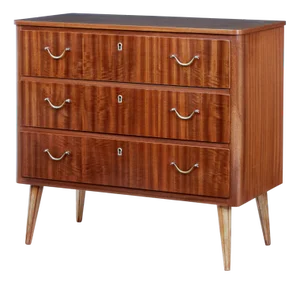 Mid 20th Century Danish Small Teak Chest of Drawers, 1960s