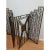 Mid 20th Century Art Deco Wrought Iron & Brass Three-Panel Gates – French Modernist Style – C. 1930 For Sale - Image 5 of 11