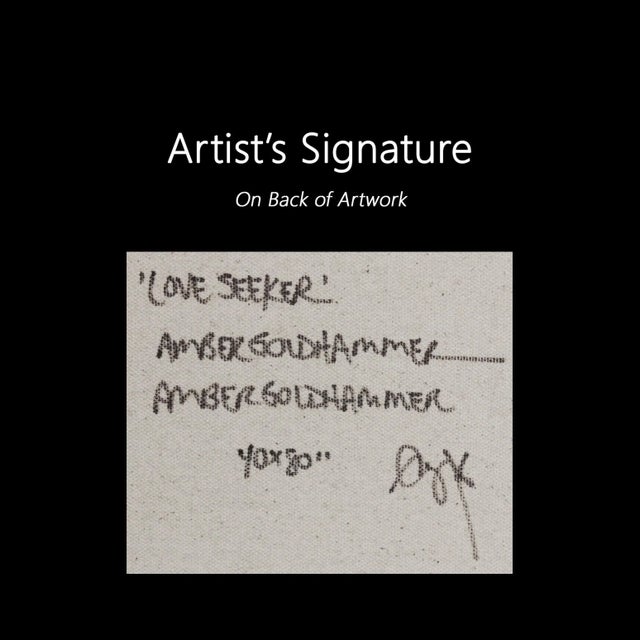 Urban Street Art Playful Graffiti Painting "Love Seeker" Original Artwork by Amber Goldhammer For Sale - Image 10 of 11