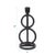 Double Circle Arman Aluminum Candlestick in Black For Sale - Image 9 of 11