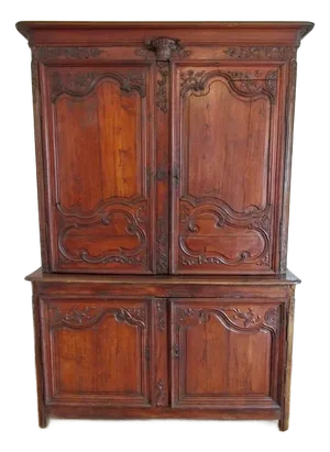 Regence Period Buffet Deux Corps in Yellow Pine, France, Circa 1720-1740