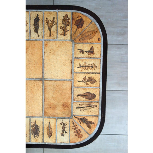 Beige Herbier Coffee Table by Roger Capron for Vallauris, 1970s For Sale - Image 8 of 15