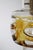 Mid-Century Murano Glass Pendant Lamp with Golden Yellow Waves and Brass, 1970s For Sale - Image 12 of 18