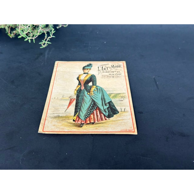 Antique Victorian Fashion Print For Sale - Image 11 of 12