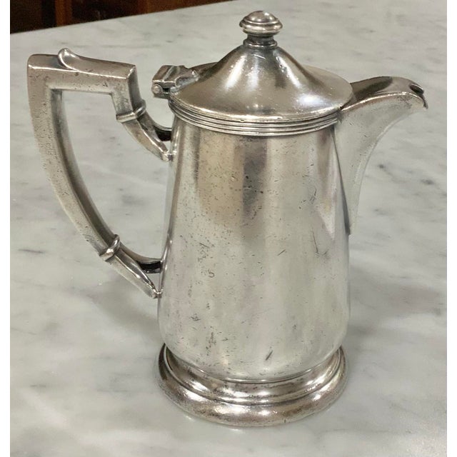 Vintage Savoy Hilton Hotel Silver Soldered Teapot, 16 Oz. International Silver Co. Hotelware for Collectors, Tea Time, Vintage Vignettes - See Pics! For Sale In New Orleans - Image 6 of 10