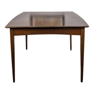 1960s Beautiful MCM American Walnut Console Dining Table by Extensole For Sale