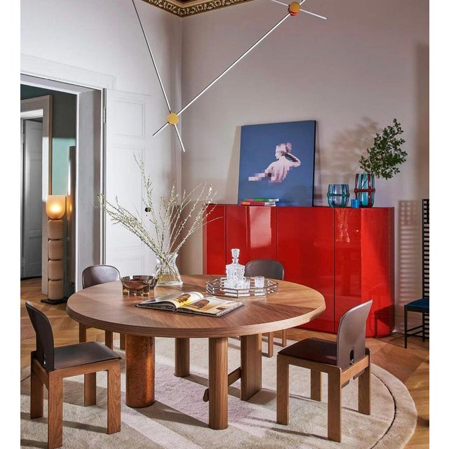 Brown Scarpa 121 Chair by Afra and Tobia Scarpa for Cassina For Sale - Image 8 of 10