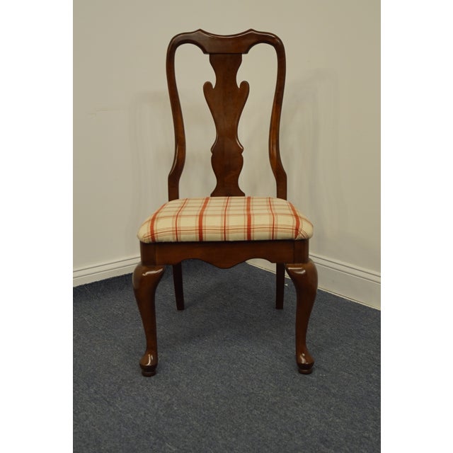 Keller Furniture Solid Cherry Traditional Queen Anne Style Side Chair