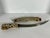 Algerian Berber Flyssa Dagger: Cowrie Shell Sheath, Etched Steel Blade For Sale - Image 4 of 10