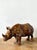 Vintage 60s Italian Glazed Ceramic Rhino For Sale - Image 11 of 12