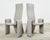 Metal Set of Eight Steve Leonard for Brayton Leather Dining Chairs For Sale - Image 7 of 18