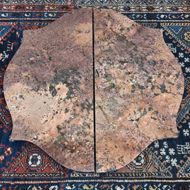 Louis XV Marble Top Marquetry Console Bombe Cabinets, Pair For Sale - Image 18 of 18