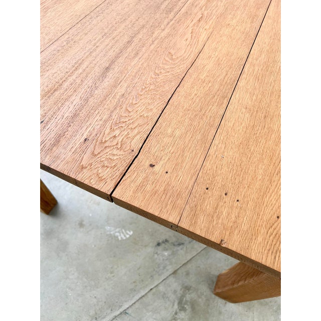 Vintage Farmhouse Table in Oak, 1940s For Sale - Image 6 of 15