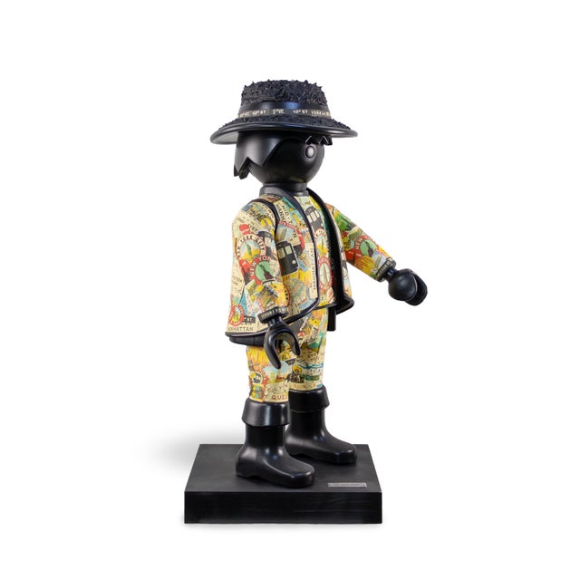 In Mr. New York, Nathalie De Santis reimagines her signature Playmobil figure as a striking homage to the pulse and...