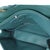 Green Blue Shaded Quilted Patent Medium Classic Double Flap Bag For Sale - Image 9 of 9