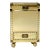 1970s Brass Clad Storage Chest For Sale