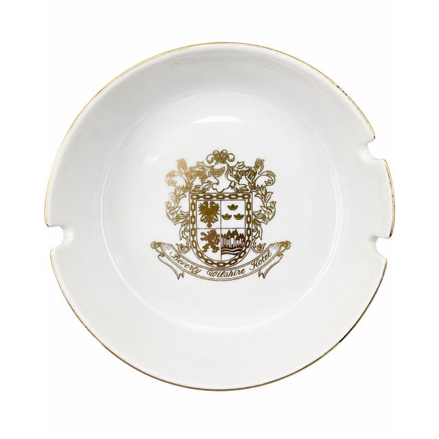 Vintage Beverly Wilshire Hotel Los Angeles Porcelain Ashtray For Sale - Image 10 of 10