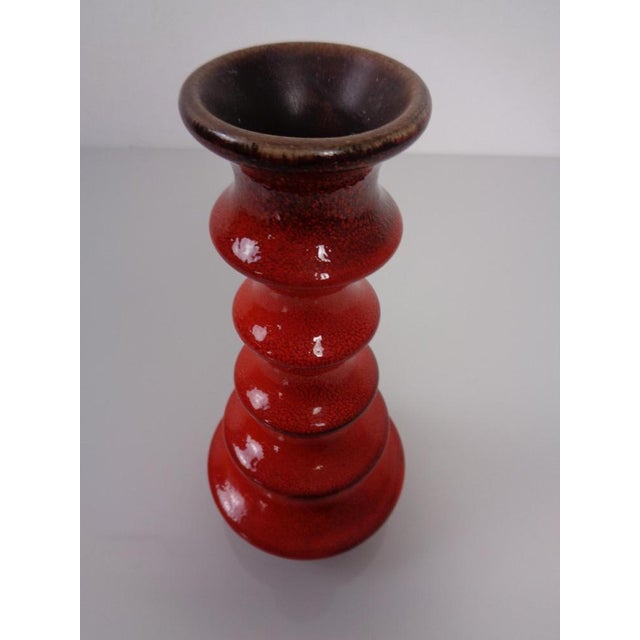 1960s 217/20 Ceramic Vase by Cari Zalloni for Steuler Keramik, Germany, 1960s For Sale - Image 5 of 17