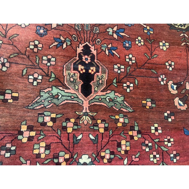 Antique Persian Sarouk Feraghan Rug For Sale In Chicago - Image 6 of 8