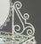 Mid 20th Century Modern White Painted Wrought Iron Vanity and Stool For Sale - Image 5 of 13