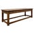 Brown Early 20th Century Antique English Edwardian Carved Golden Oak Coffee Table For Sale - Image 8 of 8