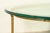 LaBarge Hollywood Regency Brass and Glass Hooved Feet Cocktail Table, Circa 1960s For Sale In South Bend - Image 6 of 12