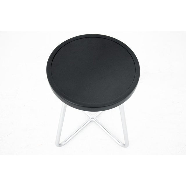 Vintage Polish Stool by Mart Stam, 1960s, in Restored conditions. Designed 1960 to 1969