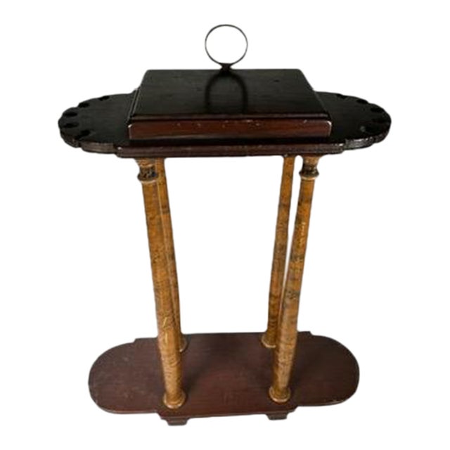 Antique Four Column Spoon Holder For Sale