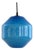 Italian Murano Glass Pendant Light in Blue by Vistosi, 1970s For Sale
