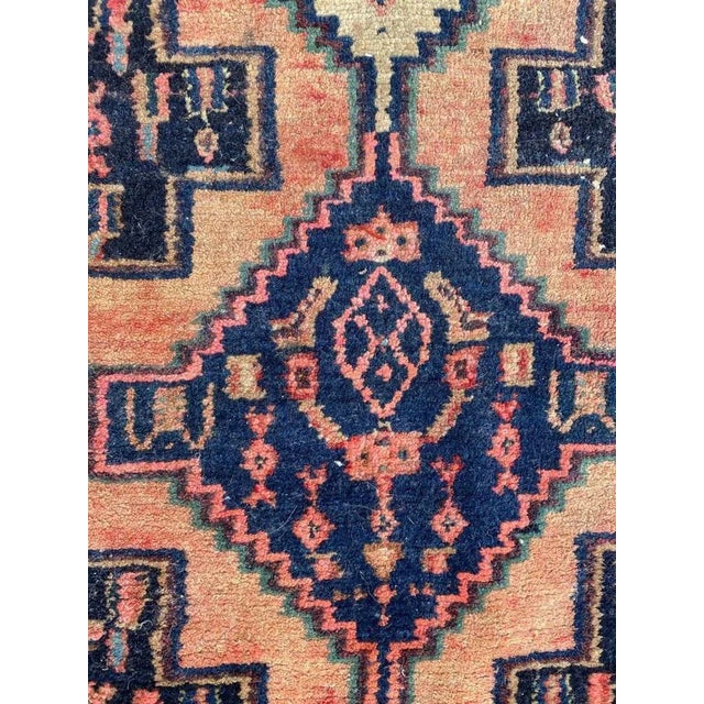 Small Vintage Senneh Rug For Sale - Image 10 of 16
